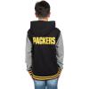 Ultra Game Youth NFL Official Super Soft Full Zip Varsity Hoodie Sweatshirt(Team Color Updated)