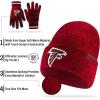 Ultra Game Youth NFL Official Super Soft Marl Knit Winter Beanie Knit Hat with Extra Warm Touch Screen Gloves(Team Color)