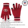 Ultra Game Youth NFL Official Super Soft Winter Beanie Knit Hat With Extra Warm Touch Screen Gloves(Team Color 1)