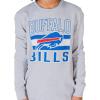 Ultra Game Youth NFL Official Supremely Soft Long Sleeve T-Shirt(Heather Gray)