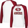Ultra Game Adults NFL Official Super Soft Raglan Baseball Long Sleeve T-Shirt(2024 Edition)