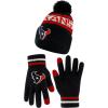 Ultra Game Adults NFL Official Super Soft Winter Beanie Knit Hat With Warm Touch Screen Gloves(Team Color)