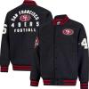 Ultra Game Mens NFL Official Classic Varsity Coaches Jacket Coat(Team Color Updated)
