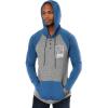 Ultra Game Mens NFL Official Fleece Hoodie Pullover Sweatshirt Henley(Detroit Lions)