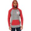 Ultra Game Mens NFL Official Fleece Hoodie Pullover Sweatshirt Henley(Kansas City Chiefs)