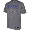 Ultra Game Men’s NFL Official Super Soft Game Day T-Shirt(Heather Charcoal)