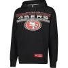 Ultra Game Mens NFL Official Super Soft Supreme Hoodie Sweatshirt(Black)