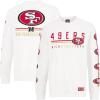 Ultra Game Men’s NFL Official Super Soft Supreme Long Sleeve T-Shirt(White Updated)