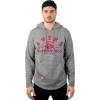 Ultra Game Mens NFL Official Super Soft Throwback Hoodie Sweatshirt(Gray Snow)