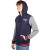 Ultra Game Men’s NFL Official Ultimate Full Zip Varsity Hoodie Sweatshirt Jacket(New England Patriots)