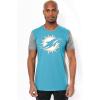 Ultra Game NFL Mens Short Sleeve Raglan T-Shirt(Aqua)