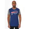 Ultra Game NFL Mens Short Sleeve Raglan T-Shirt(Blue)