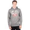 Ultra Game NFL Men’s Soft Fleece Hoodie Pullover Sweatshirt With Zipper Pockets(Heather Charcoal)