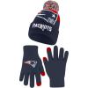 Ultra Game NFL Mens Womens Super Soft Winter Beanie Knit Hat with Extra Warm Touch Screen Gloves
