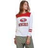 Ultra Game NFL Womens Raglan Vintage Baseball T-Shirt(White 2024)