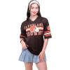 Ultra Game Women’s NFL Official Soft Mesh Vintage Gameday Shirt(Team Color 24)