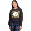 Ultra Game Women’s NFL Official Super Soft Oversized Cozy Sweatshirt(Team Color1)