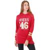 Ultra Game Women’s NFL Official Supremely Soft Tunic Sweatshirt Hoodie(Team Color)