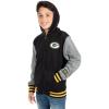 Ultra Game Youth NFL Official Super Soft Full Zip Varsity Hoodie Sweatshirt(Team Color Updated)