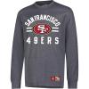 Ultra Game Youth NFL Official Super Soft Supreme Long Sleeve T-Shirt(Heather Gray Charcoal)