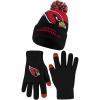 Ultra Game Youth NFL Official Super Soft Winter Beanie Knit Hat With Extra Warm Touch Screen Gloves(Team Color 2)
