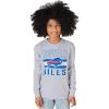 Ultra Game Youth NFL Official Supremely Soft Long Sleeve T-Shirt(Heather Gray)