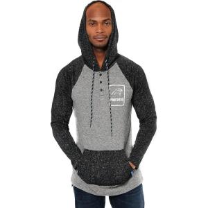 Ultra Game Mens NFL Official Fleece Hoodie Pullover Sweatshirt Henley(Carolina Panthers)