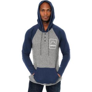 Ultra Game Mens NFL Official Fleece Hoodie Pullover Sweatshirt Henley(San Diego Chargers)