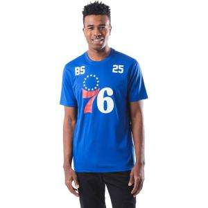 Ultra Game NBA Official Men’s Super Soft Players T-Shirt – Unisex, Philadelphia 76ers – Ben Simmons, Team Color, Small