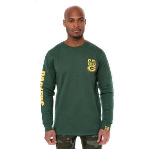 Ultra Game NFL Men’s Soft Fleece Crew Neck Sweatshirt(Green Bay Packers)