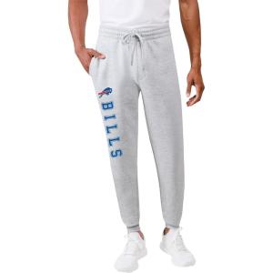 Ultra Game NFL Official Adults Active Super Soft Fleece Game Day Jogger Sweatpants(Heather Gray)