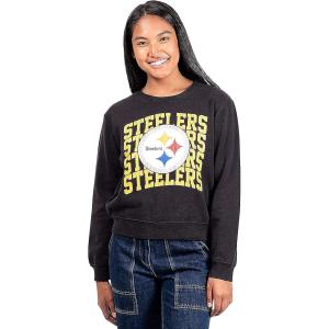 Ultra Game Women’s NFL Official Super Soft Oversized Cozy Sweatshirt(Team Color1)
