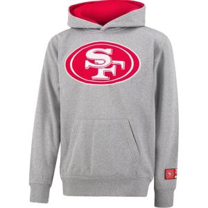 Ultra Game Youth NFL Official Super Soft Premium Hoodie Sweatshirt(Heather Gray)