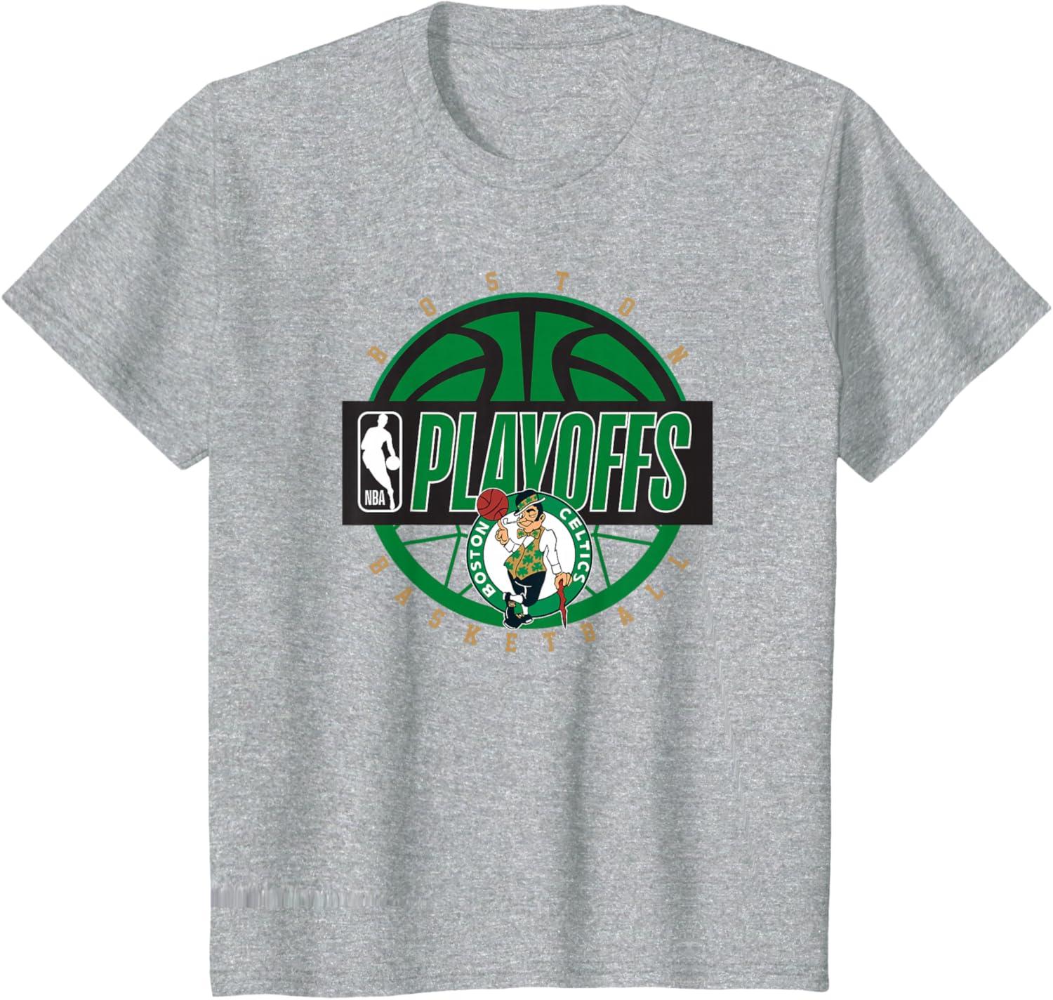 imageBoston Celtics Officially Licensed Playoffs TShirtHeather Grey