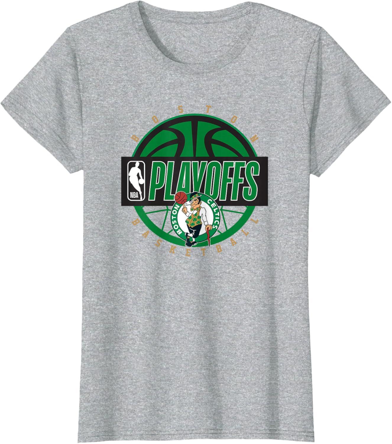 imageBoston Celtics Officially Licensed Playoffs TShirtHeather Grey