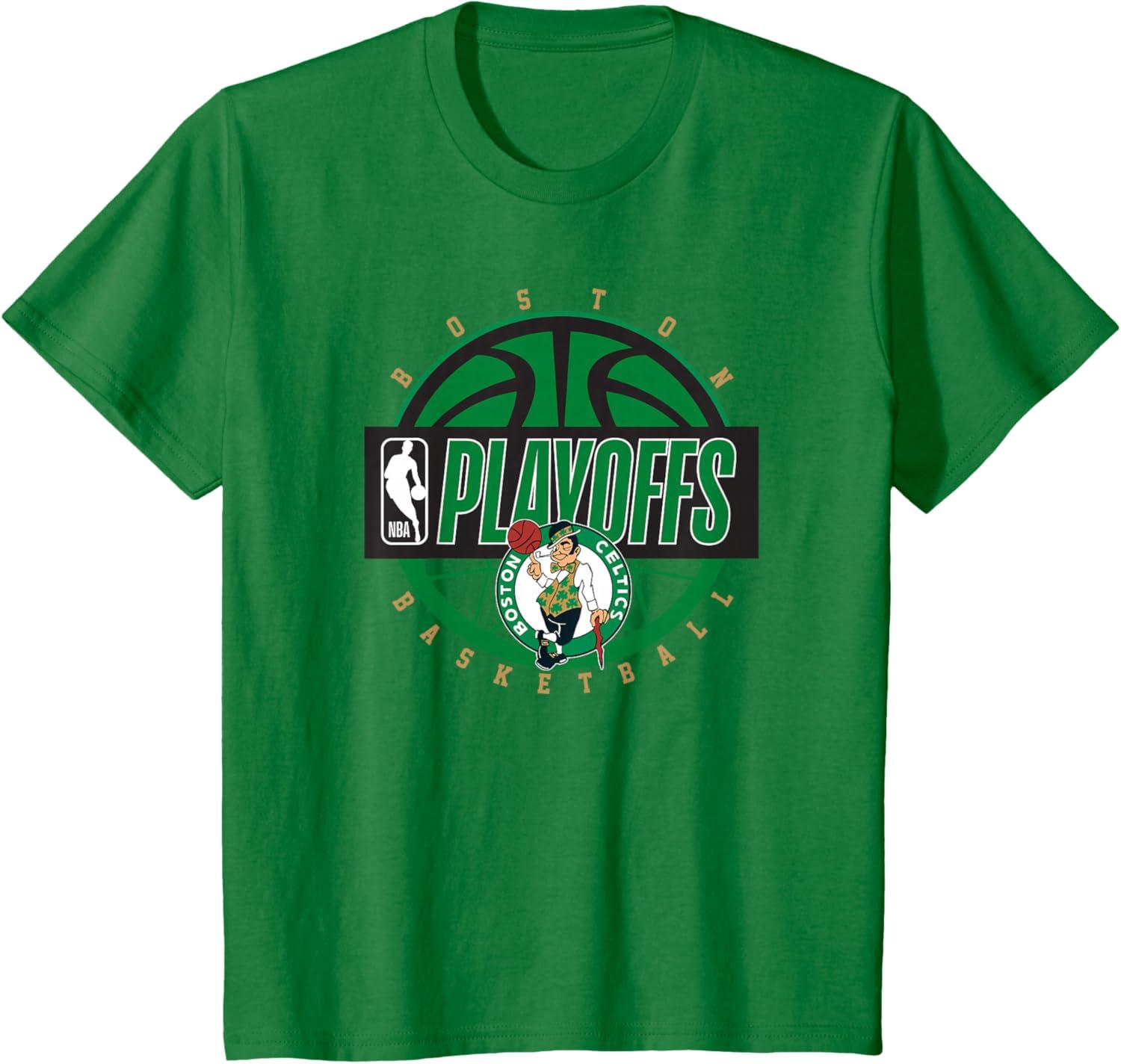 imageBoston Celtics Officially Licensed Playoffs TShirtKelly Green