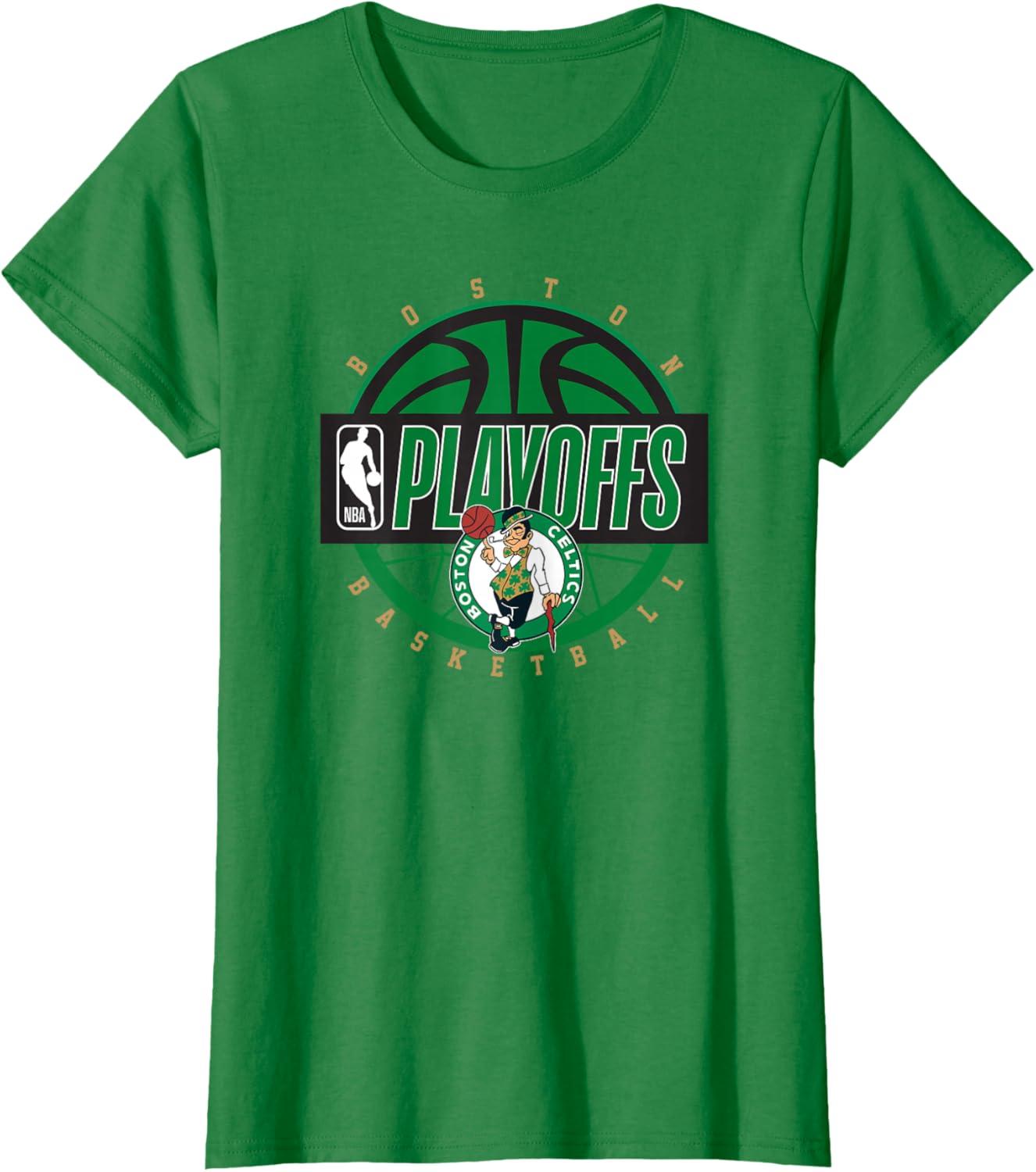 imageBoston Celtics Officially Licensed Playoffs TShirtKelly Green