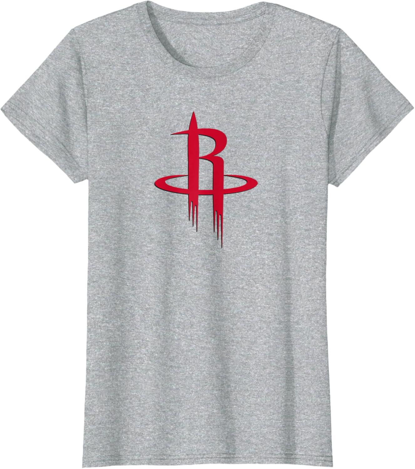 imageNBA Houston Rockets Officially Licensed TShirt Small BlackHeather Grey