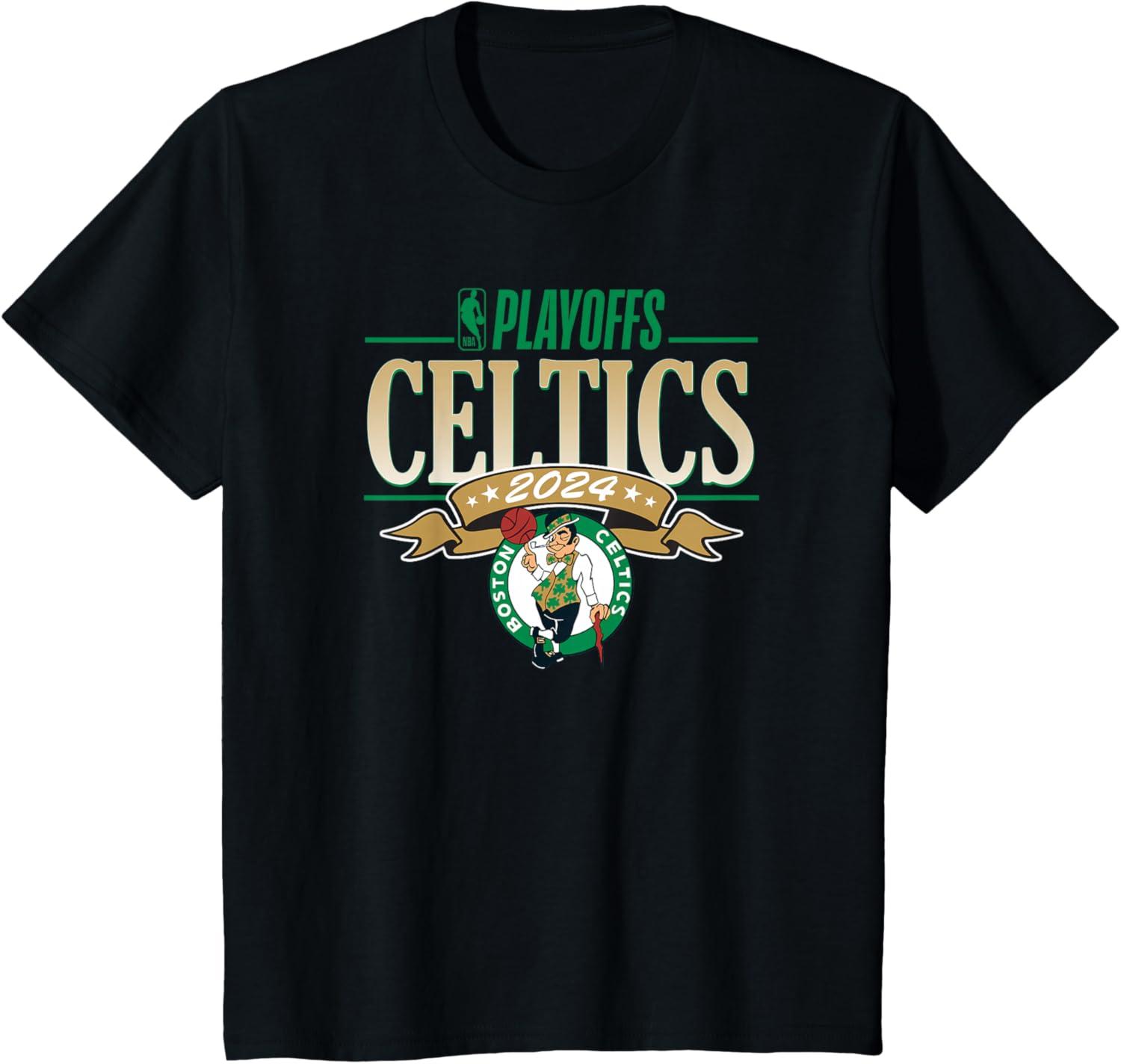 imageNBA Licensed Boston Celtics 2024 Playoffs TShirtBlack