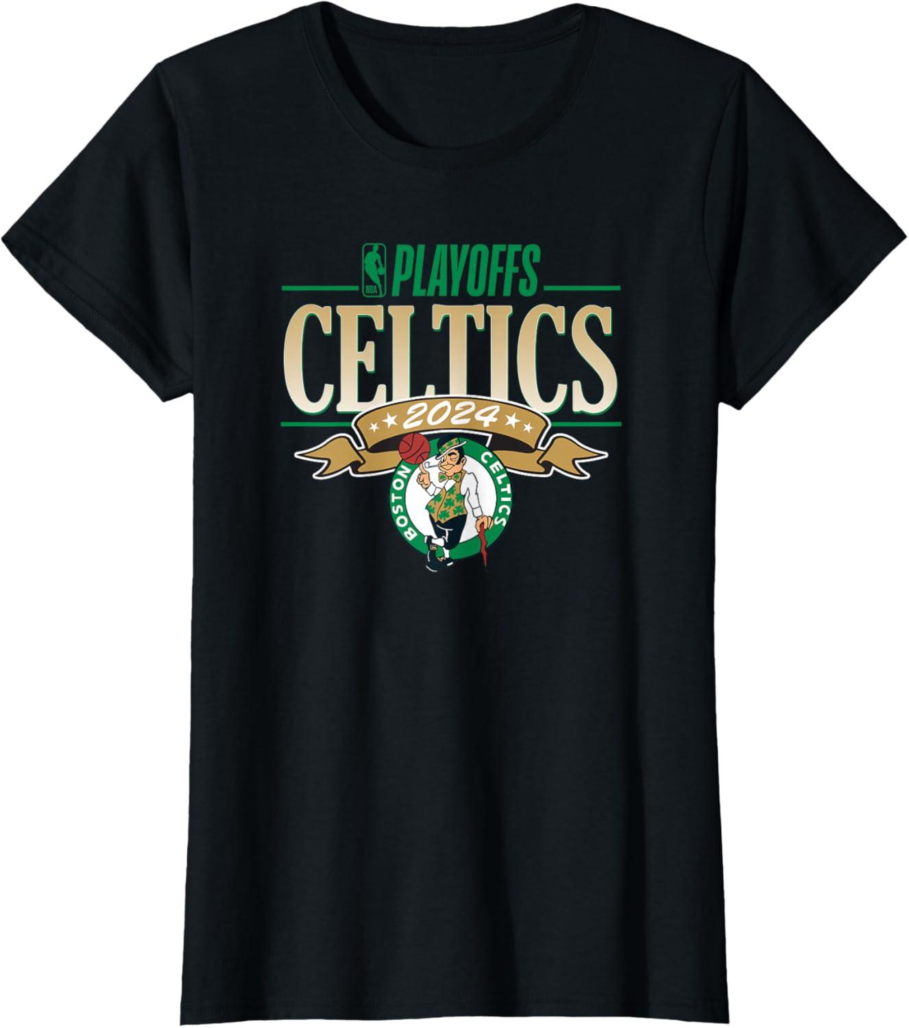 imageNBA Licensed Boston Celtics 2024 Playoffs TShirtBlack