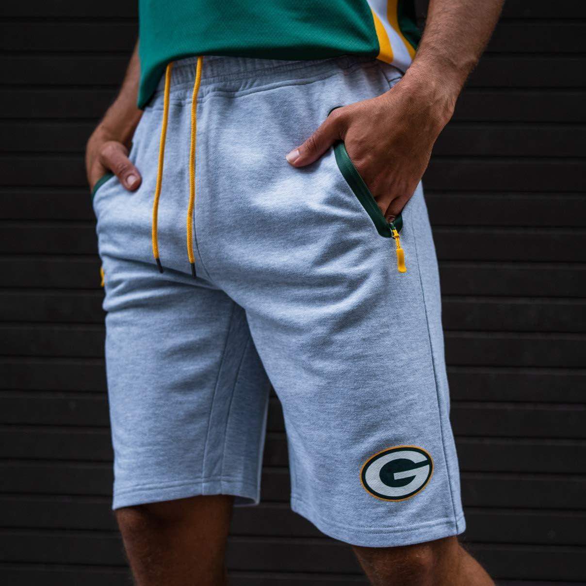 imageUltra Game NFL Mens Active Gym Shorts with Zipper Pockets