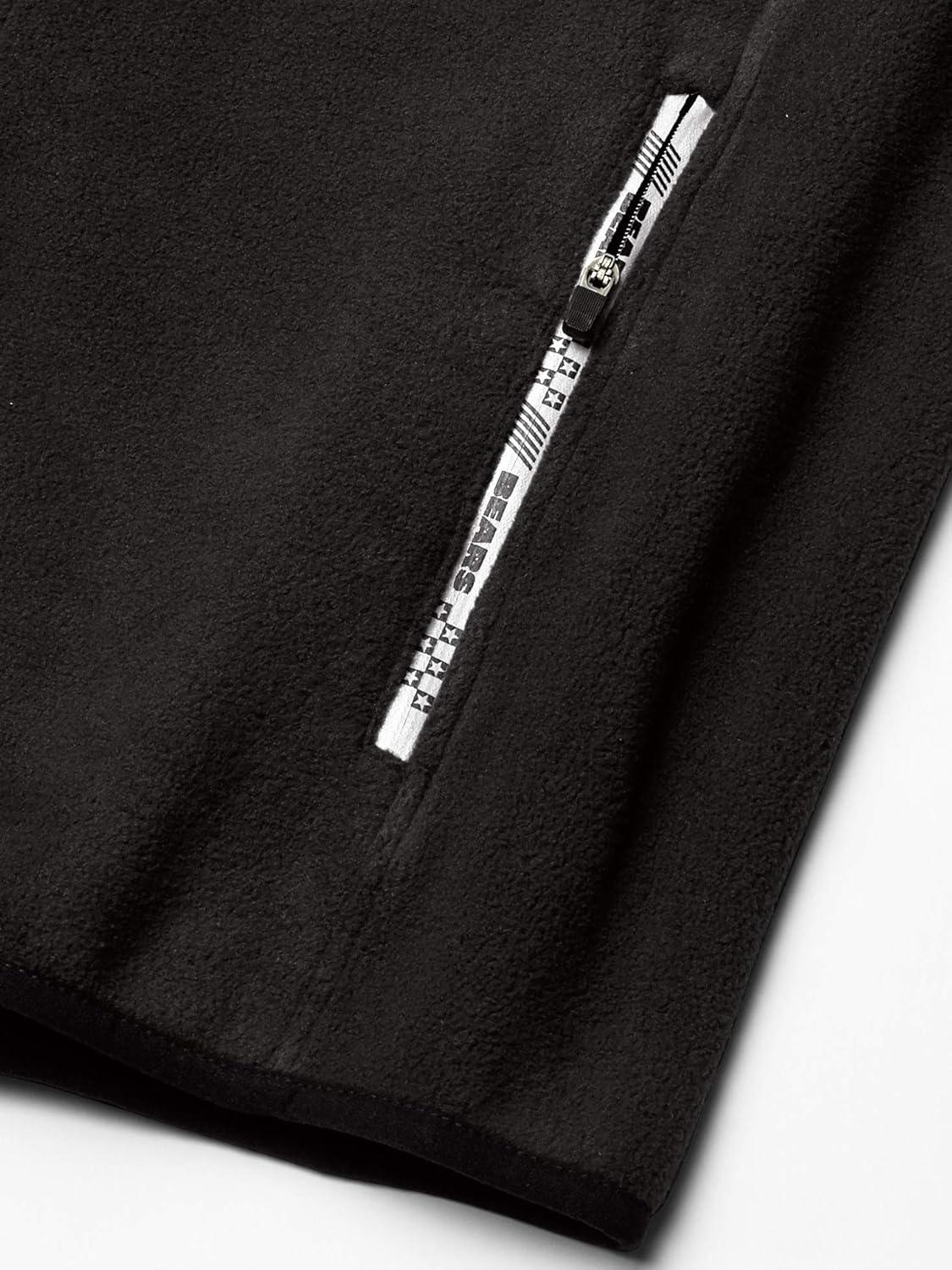 imageUltra Game NFL New England Patriots Mens Polar Fleece Vest with Reflective Zipper Tape Team Color XLarge