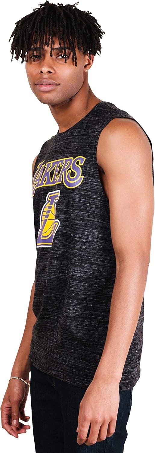 imageUltra Game Youth NBA Official Standard Poly AIR MESH Muscle TankBlack Space Dye