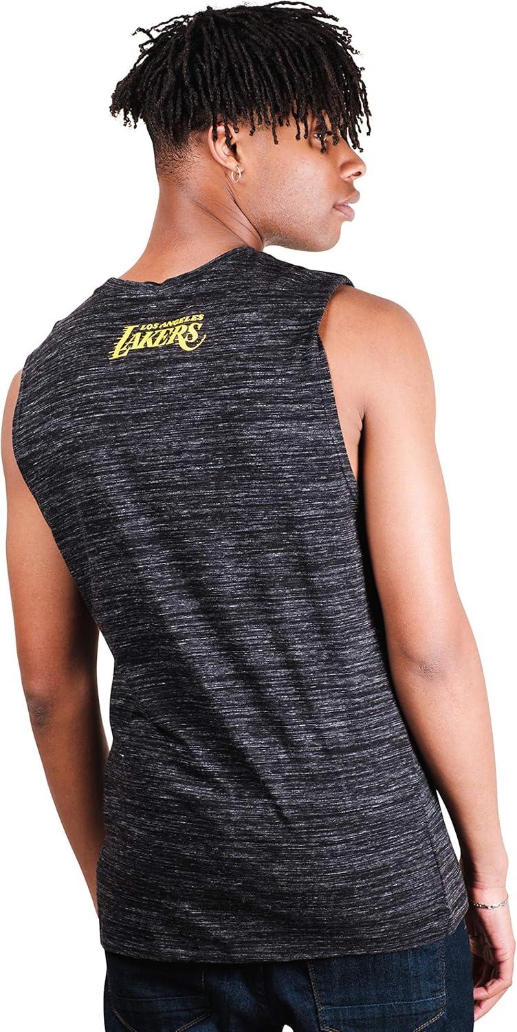 imageUltra Game Youth NBA Official Standard Poly AIR MESH Muscle TankBlack Space Dye