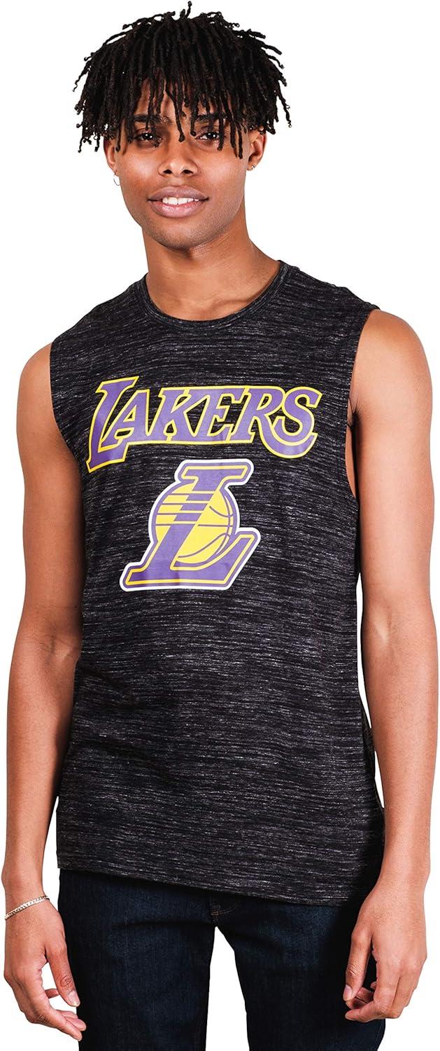 imageUltra Game Youth NBA Official Standard Poly AIR MESH Muscle TankBlack Space Dye