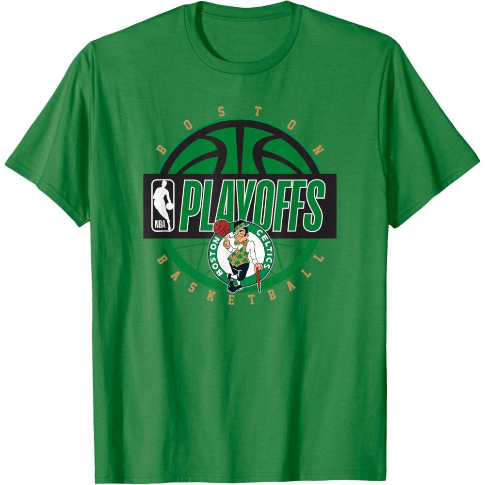 imageBoston Celtics Officially Licensed Playoffs TShirtKelly Green