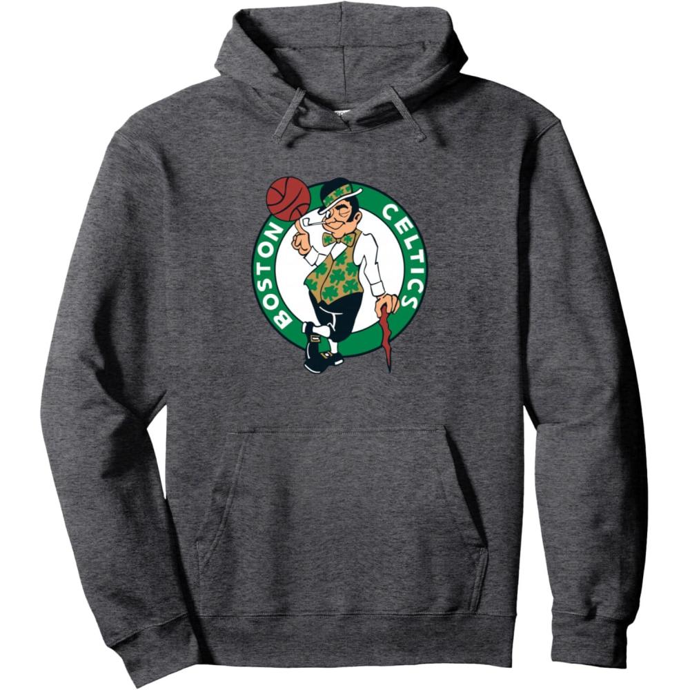 imageNBA Boston Celtics Officially Licensed Pullover HoodieDark Heather Grey