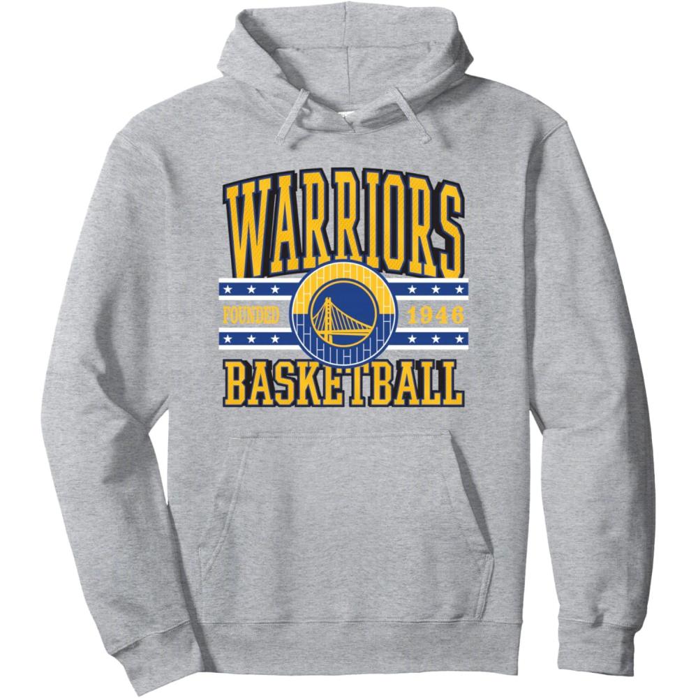 imageNBA Golden State Warriors Courtside Pullover HoodieHeather Grey