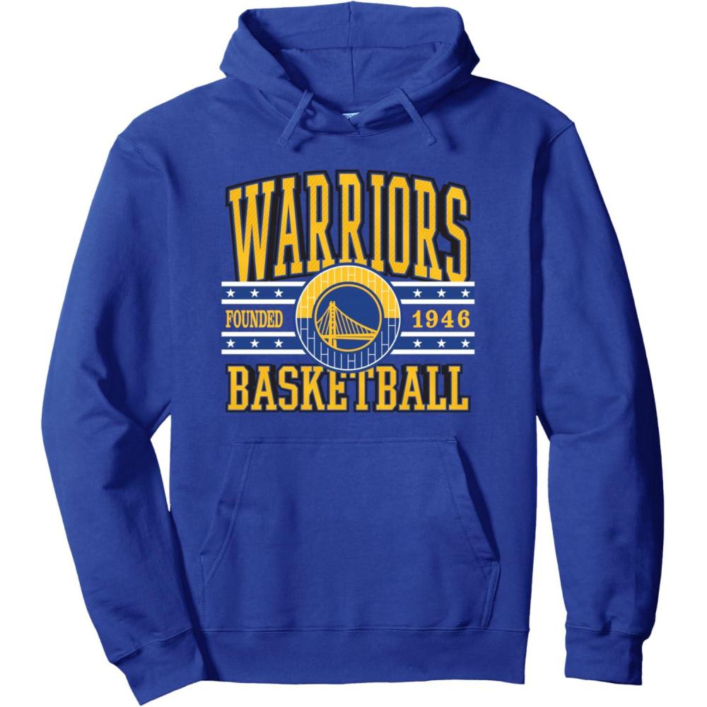 imageNBA Golden State Warriors Courtside Pullover HoodieRoyal Blue