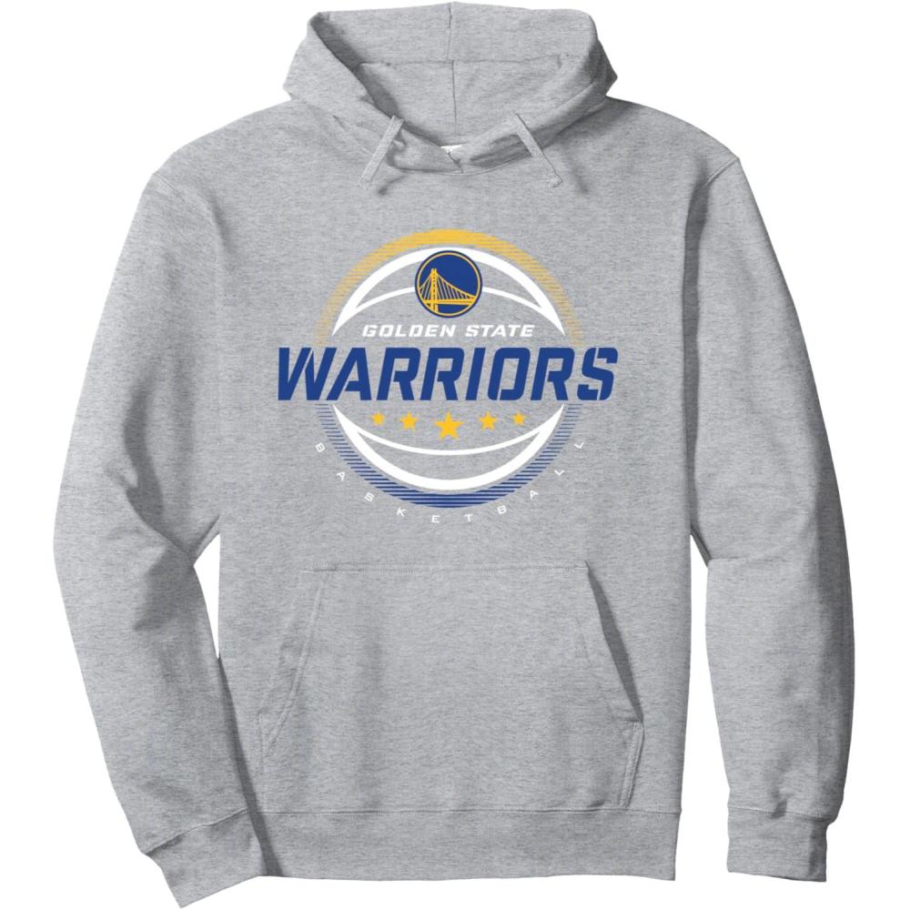imageNBA Golden State Warriors The Rock Pullover HoodieHeather Grey